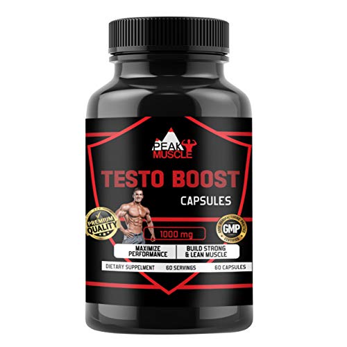 Peak Muscle-Testosterone Booster Is Recovery and Amplified Body For Men, Supports Natural Testosterone Levels, Muscular Strength, and Optimal Power, 60Capsules Peak Muscle-Testosterone Booster Is Recovery and Amplified Body For Men, Supports Natural Testosterone Levels, Muscular Strength, and Optimal Power, 60Capsules