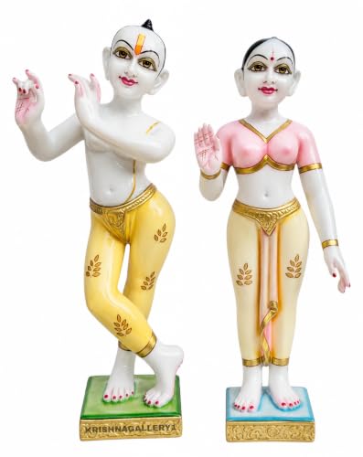 KRISHNAGALLERY1 Marble Dust Iskon Radha Krishan Murti Radhe Krish...