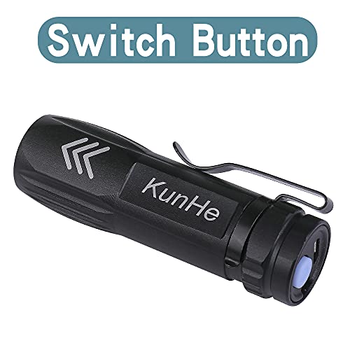 Kunhe 5 Pack Mini Small Pocket Led Flashlight Usb Rechargeable High Lumens Bright Powerful Edc Flash Lights #TOP6