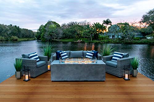 70-Linear-Rectangular-Modern-Concrete-Fire-Pit-Table-w-Glass-Guard-and-Crystals-in-Gray-by-AKOYA-Outdoor-Essentials-Caribbean-Blue