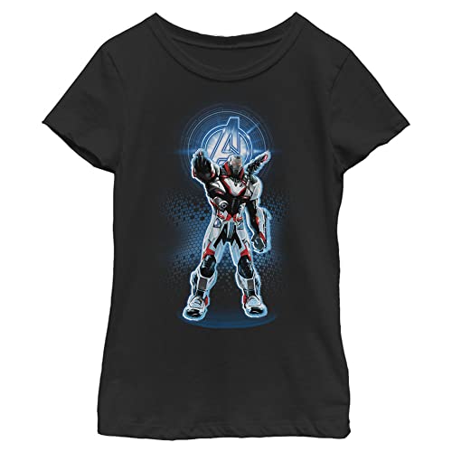 T-shirt Marvel War Machine fille style urbain noir M pour la cour de récré