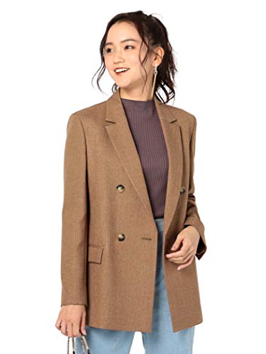 (ノーリーズ) NOLLEY’S シャークツイードダブルジャケット 0-0035-5-05-001 38 キャメル