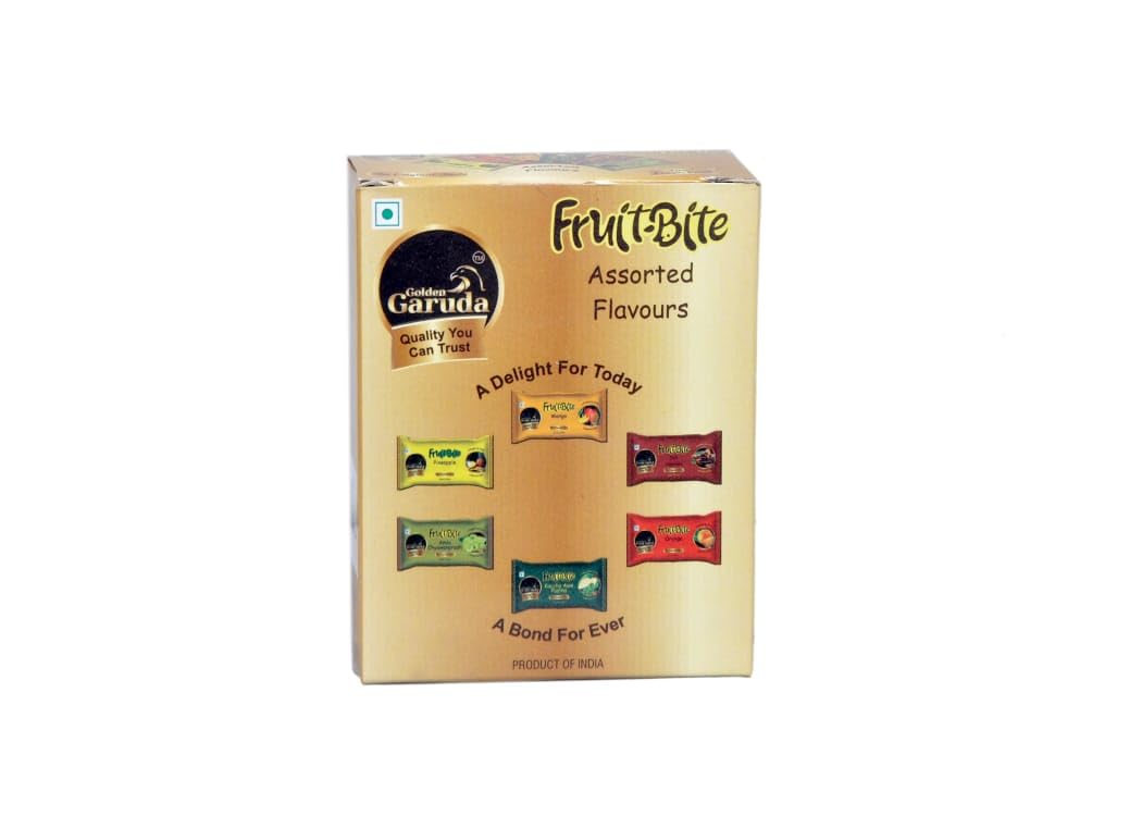 Golden Garuda FruitBite Assorted Fruit Bars (6 Flavours) Box-192 grams,Pack Of 12 (16 grams Each) - Satisfy Your Cravings With Our Delicious Assorted Fruit Bites! (B0BVHZ668Y) Amazon Price History, Amazon Price Tracker