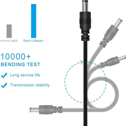 Image of 12 Pcs Multi Charger Cable, Universal Charging Set for Trimmer and Electronic Devices, 11-in-1 Converter with USB Cable for Home Office Travel Use, B Type Charger Cable and Mini USB Cable Included