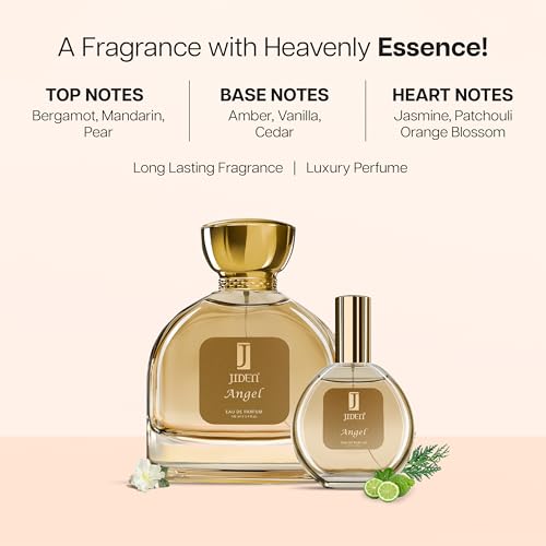 Image of JIDEN Luxury Angel Eau De Parfum For Women, Girl Floral Long Lasting EDP Fragrance Scent with Jasmine, Patchouli & Orange Notes,100 ml - Birthday Gift | Luxury Perfume Gift | Valentine Gift For Wife