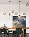 Produktbild Moderne Lüster LED-Lüster Wohnzimmer Kronleuchter Industriekugel Glaswasc Zubehör Küche Kronleuchter Bar Deckenleuchte Esszimmer Licht [Grade A Energie],6heads