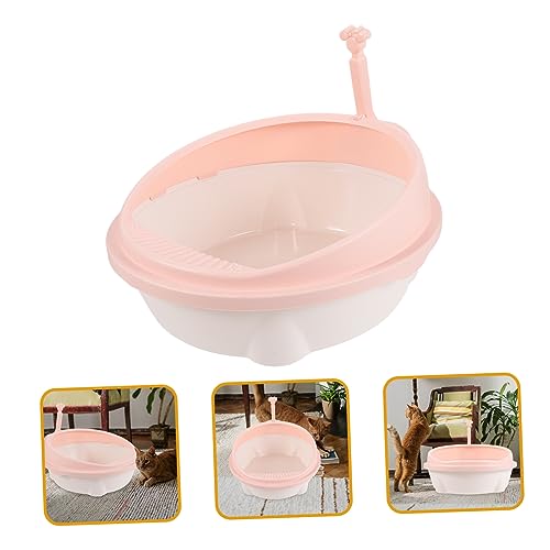 Yardwe 1 Conjunto De Caixa De Areia Para Gatos Banheiro Para Gatos Suprimentos Para Gatos Banheiro P