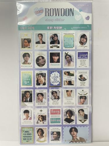ロウン グッズ スタンプステッカー stamp sticker メッセージカード付き (ロウン) [並行輸入品]のサムネイル