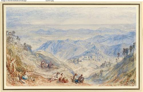 Lienzo decorativo para pared de SERENDIPITP, cuadro de Turner de 60x90cm para salón o habitación