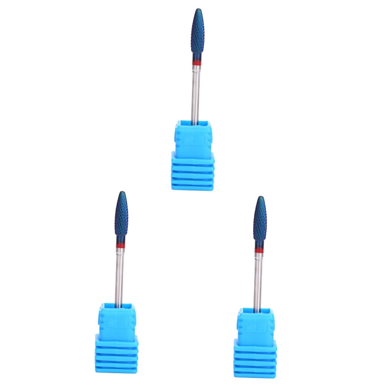 Healvian 3 Pz punte diamantate per unghie strumenti per pedicure strumenti per unghie forniture per unghie strumenti per punte da trapano per lima per unghie diamante gel