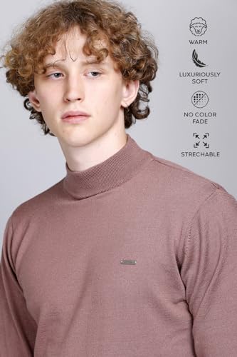 Image of GODFREY Woolen Full Sleeve Sweaters for Men Winter Wear - Turtle Neck Pullover for Men Stylish