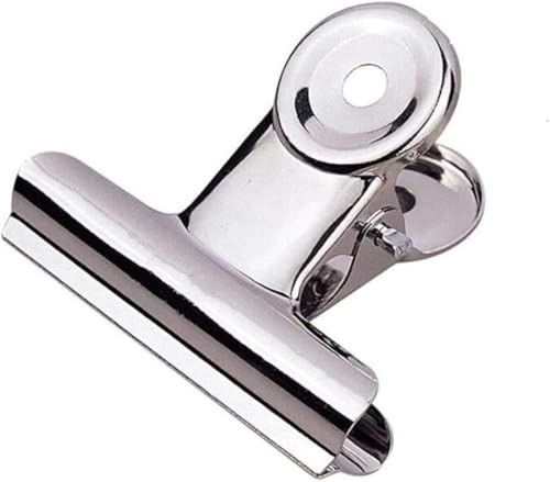 50個入り目玉クリップステンレス鋼金属文房具オフィス密封クリップ食品保存錆にくくダブル業務用模擬店家庭用品オフィス用品 (20mm,50個入)