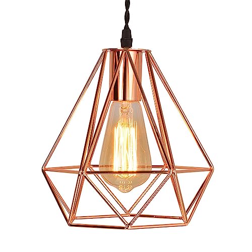 Lustre en métal E27 créatif et suspension haut de gamme pour salon