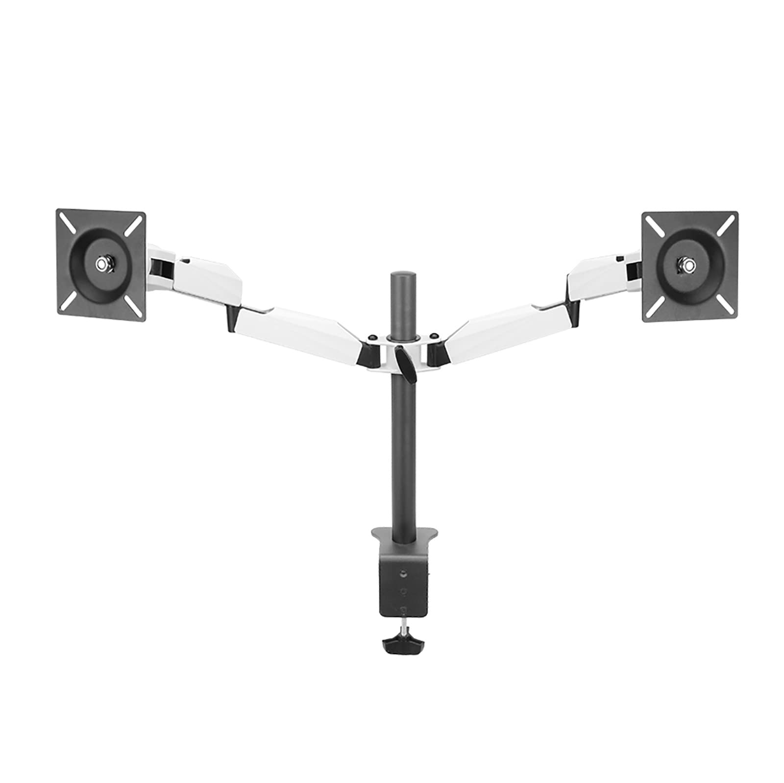 asdchZen Double Monitor Mount Stand,Articulating Gas Spring Monitor Arm,Fits 20 To 27 Inch Lcd Computer Screens,Monitor Bracket For 2 Monitors