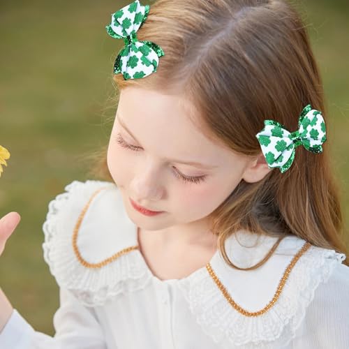 2 Piezas Pinzas para el Cabello Día de San Patricio miniatura 3