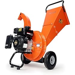 EFCUT C30 Wood Chipper Shredder Mulcher 7 HP 212cc Heavy Duty Rotor Engine Gas Powered 3 inch Max Wood Diameter Capacity 20:1 Reduction Ratio