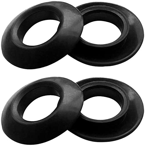 Lorsum 4Pcs Kayak Paddle Drip Rings, Rubber Canoe Paddle Drip Ring, Universal Fit Your Kayak Paddle Shaft, Paddle Accessories Replacement