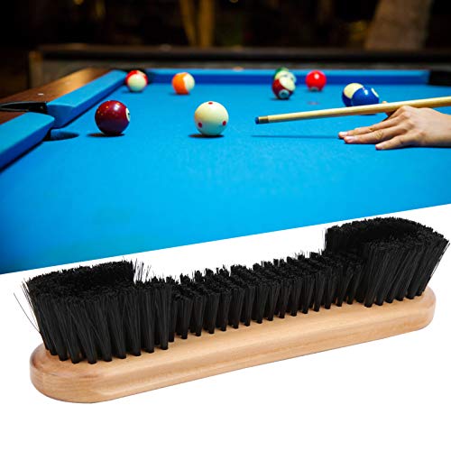 2 pçs escova de trilho piscina snooker mesa de bilhar escova, mesa de bilhar de madeira e conjunto d