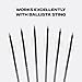 BALLISTA 6mm Lighted Nocks for Crossbow Bolts - High Visibility LED Arrow Nocks, Long Battery Life, On/Off Switch, Fits 4.2mm ID, 6mm OD Shafts - Green/Red/Blue - 3 pc (Blue)