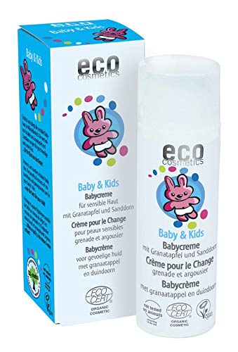 eco cosmetics Bio Baby & Kids Creme mit Granatapfel und Sanddorn (6 x 50 ml)