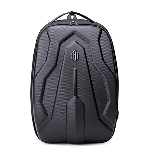 Preisvergleich Produktbild Hartschalenreisetasche mit großem Fassungsvermögen, Laptop-Rucksack für Geschäftszwecke, ultradünn und robust mit USB-Ladeschnittstelle, wasserdichtem Universitäts- und Damen-Notebook