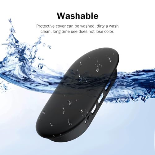 Coque en silicone pour Google TV Streamer 4K 2024 LEFXMOPHY noire - 6