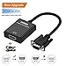 Onten HDMI to VGA Adapter HDMI Female to VGA Male Converter with 3.5mm Audio Jack for TV Stick, Raspberry Pi, Laptop, Monitor, PC, Tablet, Digital Camera, Etc