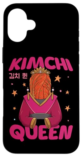 韓国料理 スパイシーな食通 私はキムチ愛好家が大好き 韓国 スマホケース iPhone 16 Plus 用