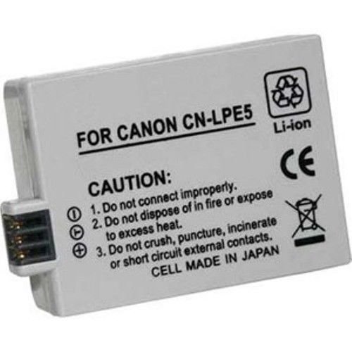 Amazon.com : LP-E5 REPLACEMENT BATTERY PACK FOR CANON CAMERA EOS