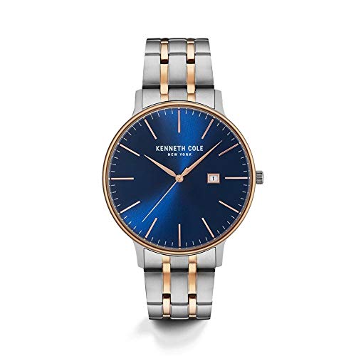 Kenneth Cole Reloj Analógico para Hombre de Cuarzo con Correa en Acero Inoxidable KC15095002 Kenneth Cole Reloj Analógico para Hombre de Cuarzo con Correa en Acero Inoxidable KC15095002