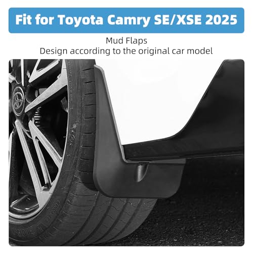 Image of Mud Flaps Fit for Toyota Camry 2025 2026 Hybrid SE XSE Splash Guard 9th Gen Camry SE XSE Mudguards Mudflaps Protection Accessories(Not for LE XLE)