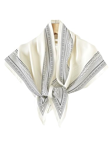 DYUXIRT Triangle Shawls Scarf Head Hair Neck For Women Scarves Fashion Silk Feeling Lady Lightweight 51 * 23.6inch K13