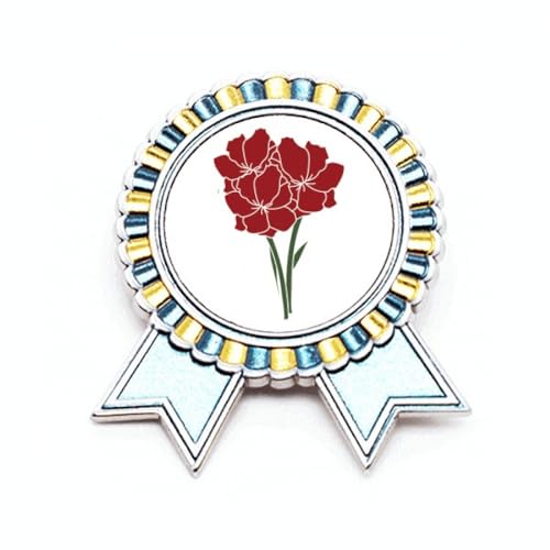 Broche fleur en métal œillet taille M bijou de veste accessoire de mode pour femme