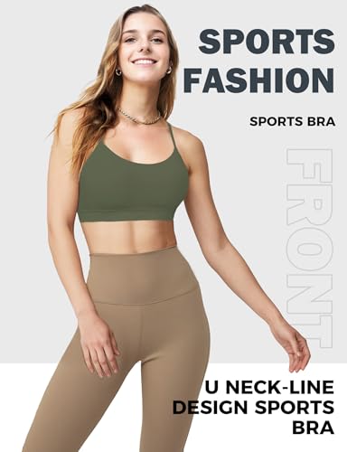 Image of Buauty Sports Bra for Women, Y Back Light Support Workout Bra with Removable Pads for Yoga Pilates Gym
