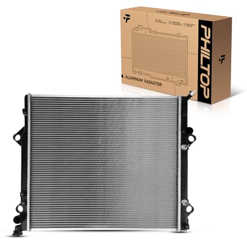 Image of PHILTOP Core Radiator Compatible with 2003-2009 4Runner 4.0L, 2007-2014 FJ Cruiser Transmission Oil Cooler Included