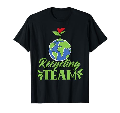 Recycling Team Recycle Environment Earth Day Trash T-Shirt