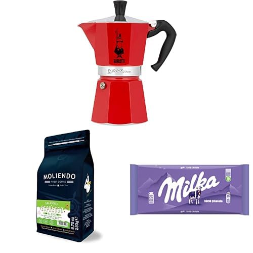 Moka Pot + Kahve + çikolata