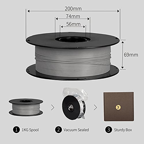 Filament d'impression 3D PLA K5 gris pour créer vos objets déco de maison FDM - 5