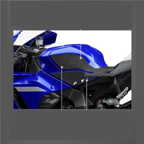 Autocollant réservoir essence anti-rayure et grip latéral pour R1 R1M 2020