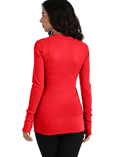 NE PEOPLE Womens Snap Button Sweater Cardigan with Ribbed Detailed S-3XL3