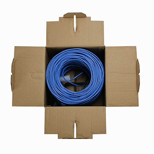 Cable Ethernet NavePoint CAT5e UTP 500ft Azul 10 Pack miniatura 3