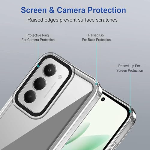 Image of Zapcase Back Case Cover for Mi Redmi 15 5G | Compatible for Mi Redmi 15 5G Back Cover | Case Cover with Camera Protection | (TPU + PC | Transparent)
