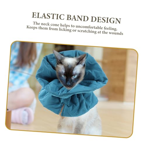 Collar de recuperación para gatos cómodo que soluciona el estrés del embudo tradicional 6
