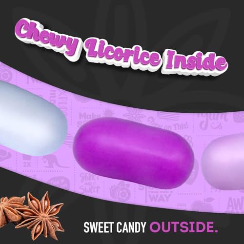 Wiley Wallaby 7.05 Ounce Classic Black Gourmet Australian Style Soft & Chewy Licorice Candy Bean, 1 Pack