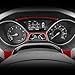 FXETRNL Real Carbon Fiber Speedometer Decor Covers for Ford Focus RS/ST/SE/ECO Boost (2012 2013 2014 2015 2016 2017 2018), Interior Cover Car Accessories, Red