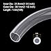 MECCANIXITY Clear PVC Tubing 1 1/4