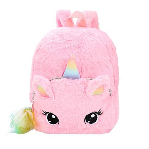 Sac à Dos Enfant Cartable Scolaire Maternelle Sac à Dos école Filles Mignon Kids Backpack Daypack pour Garderie Pré Scolaire(Rose Sacs à Dos pour Filles) Cover