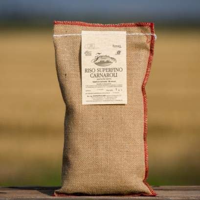 Arroz Carnaroli en bolsa de yute – 1 kg