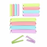 12 Stück Verschlussclips Groß, Tütenklammern, 7cm & 10cm & 14cm (3 Größen) Gefrierbeutel Clips, Verschlussclips für Beutel für Geeignet für Gefrierbeutel, Snacks, Nüsse, Kaffee, Getreidespender