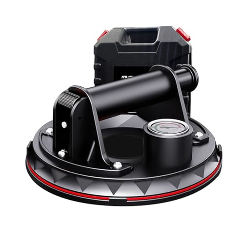 Suction Cups for Glass, 8 Inch Vacuum Suction Cup Heavy Duty Lifter for Granite Tile s Manual Lifting,Granite & Glass Lifting(Electric XPB04)